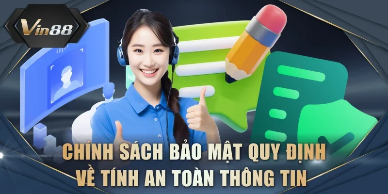 Chính sách bảo mật quy định về tính an toàn thông tin người dùng