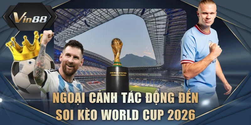 Ngoại cảnh tác động đến soi kèo World Cup 2026